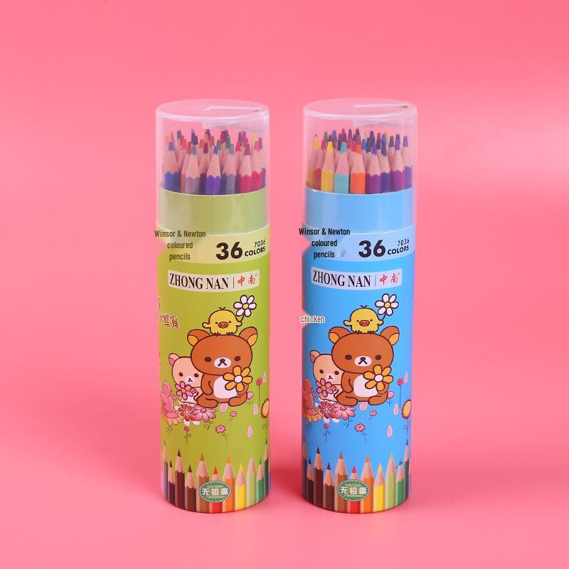 Erasable Oil-Based Colored Pencils Set - 48 Hand-Painted Shades for Students & Kids