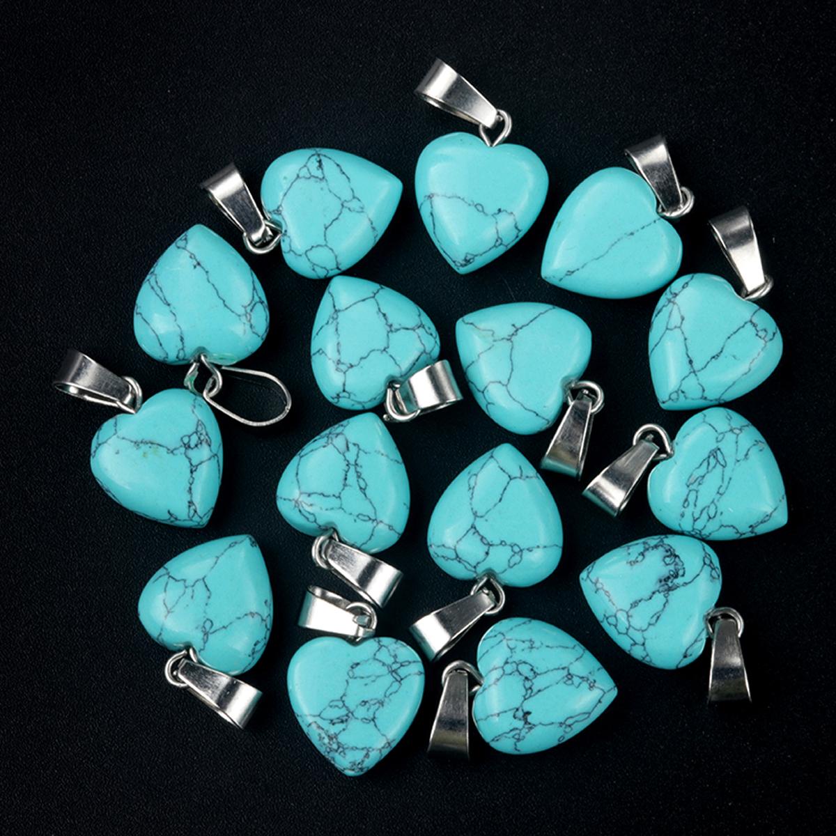 

5 шт./упак. кулон в виде целебного хрустального сердца, натуральный камень, кварц, драгоценные камни, подвески для изготовления ювелирных изделий, ожерелье, браслет, серьги, аксессуары, ремесло 13x13 мм 5Pcs/13x13mm