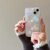 Color Butterfly Rhinestone Pearl Mobile Phone Case For Iphone17Promax Fine Hole All-Inclusive Apple 16 Anti-Drop Soft