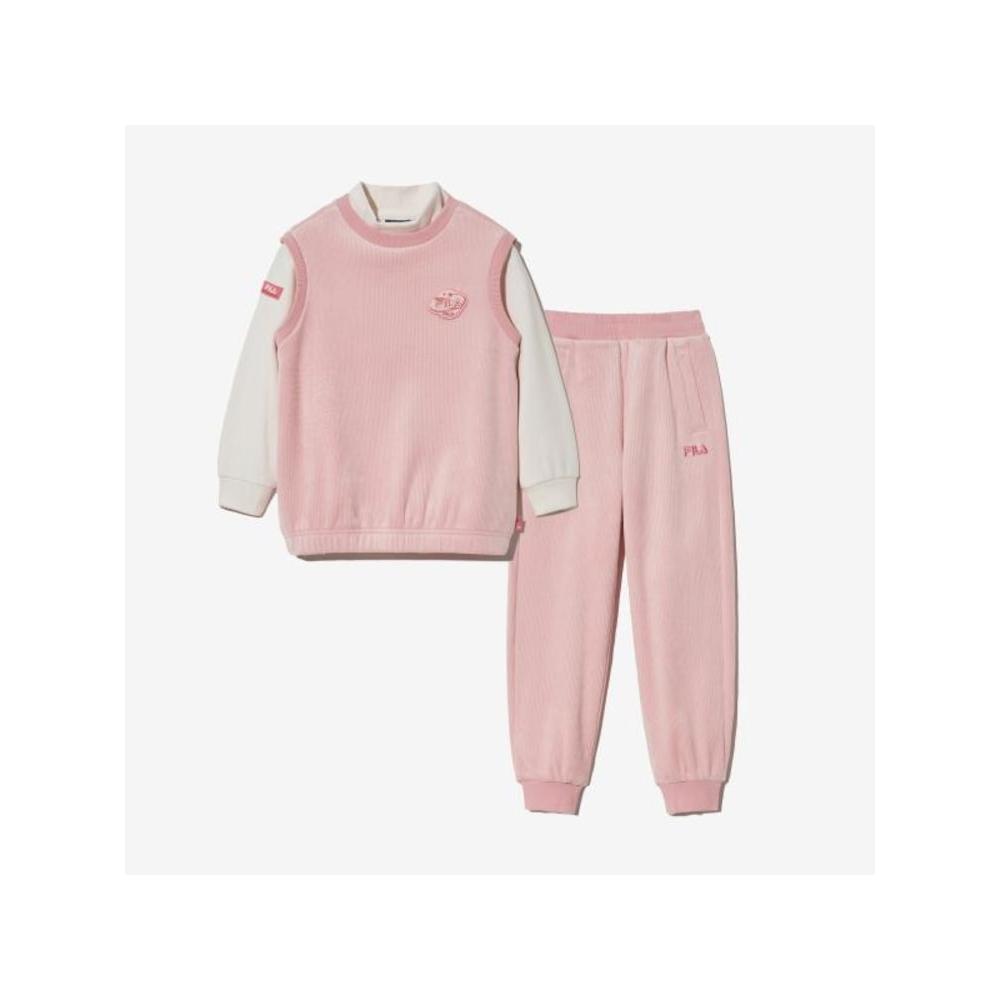 

[fila Kids] Комплект из велюра Tod Planet с вышивкой в рубчик Fk2fsg4501x Lpk q0zFk2fsg4501xLpk LIGHTPINK/100