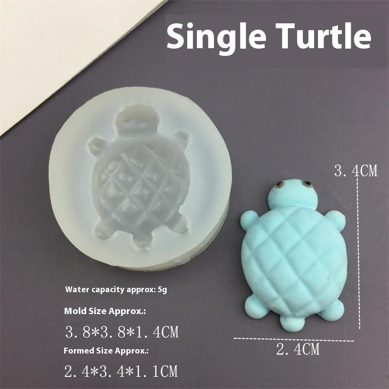 Turtle Resin Jewelry Mold Sea Turtle Silicone Keychain Mold Silicone Mold Keychain Making Jewelry Casting Supplies