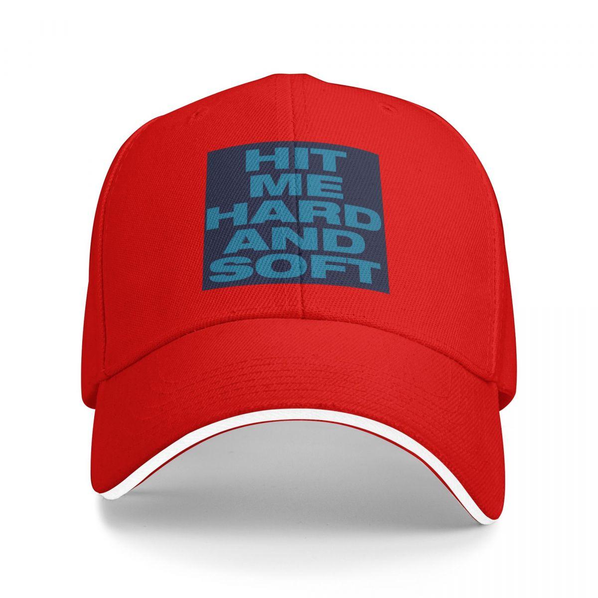 

Hit Me Hard And Soft Бейсболки Білліс Snapback Кепки-бейсболки Дихаючі Повсякденні Кепки Для вулиці Унісекс One Size