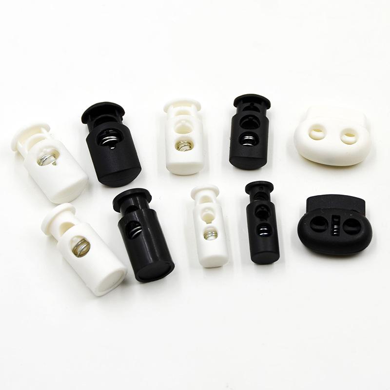 Plastic Spring Buckle, Luggage Accessories, Hanging Bell Elastic Adjustment Rope Buckle, Rope Lock, Pull Wire, Coat And Hat Pig Nose Buckle