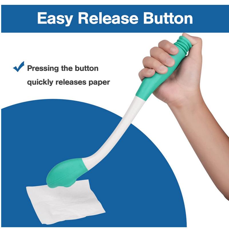 Bend-free Toilet Wipe for Women and the Elderly with Disabilities Wipe the Toilet Toilet Auxiliary Tool No Bend Bathroom Hygiene Tool