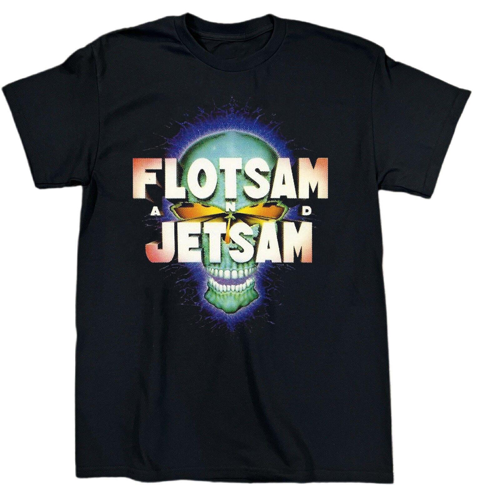 FLOTSAM AND JETSAM - WHEN THE STORM COMES DOWN Cotton Black T Shirt AG575 S разноцветный