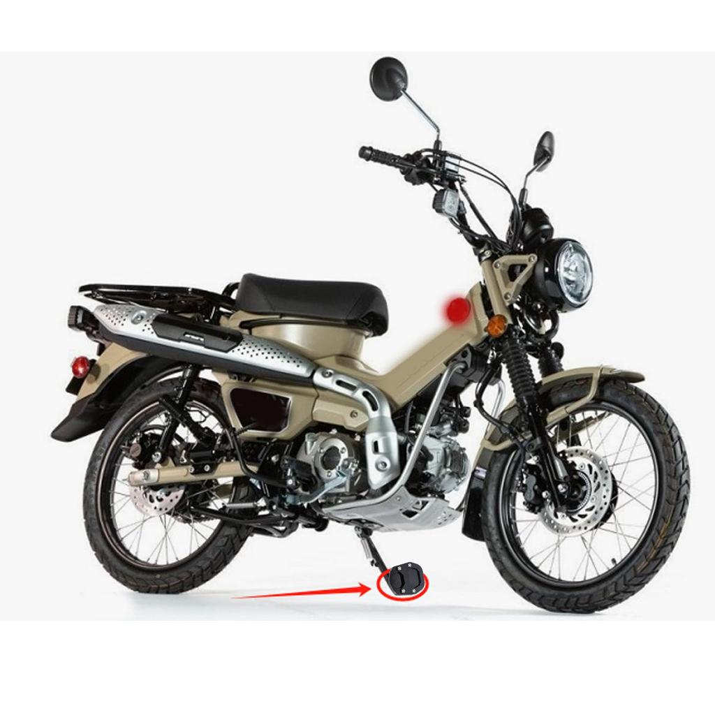 Side Stand Extension Pad for Motorcycle Side Stand Plate Dress Up Parts Aluminum Alloy