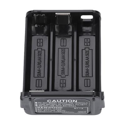 Pouzdro na baterie pro Kenwood TH-28TH-48TH-78HT vysílačku Walkie Talkie Kapacita (6*AA)  Černá