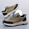 Herbst Neue Schuhe für Herren Echtes Leder Freizeitschuhe Outdoor Sport Stil Wanderschuhe Street Cool Schnür-Sneaker