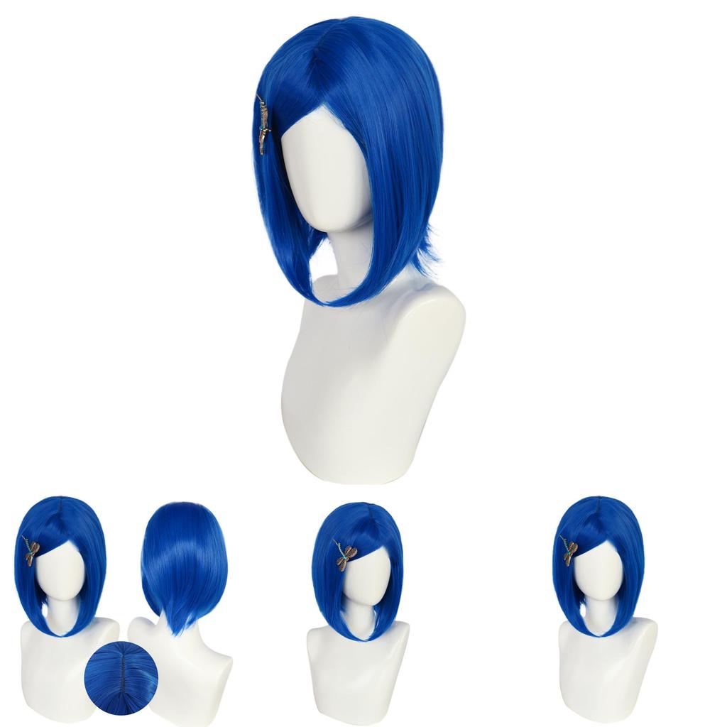 Coraline Den Hemmelige Dør Cosplay Paryk Med Højtemperatur Silke Til Rollespil Og Kostumefester