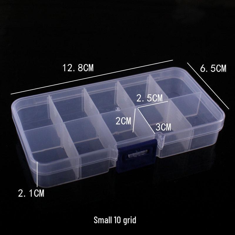 PP Transparent Dustproof Lock Box for Jewelry, Keys, Electronic Parts, and Ornaments