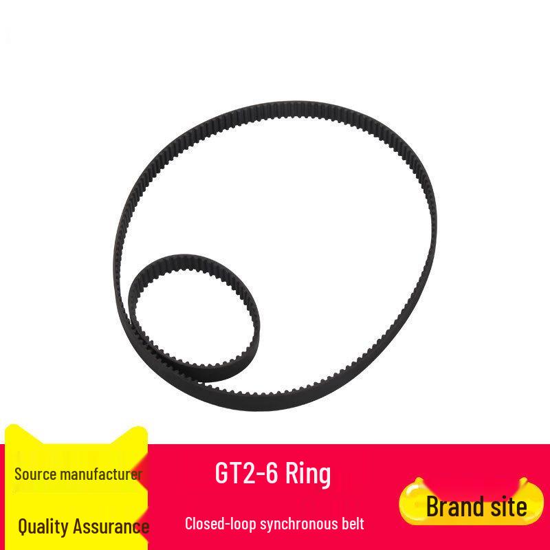 

3D Printer GT2 Toothed Timing Belt, 136-190mm Rubber Drive Loop 6mm 140mm