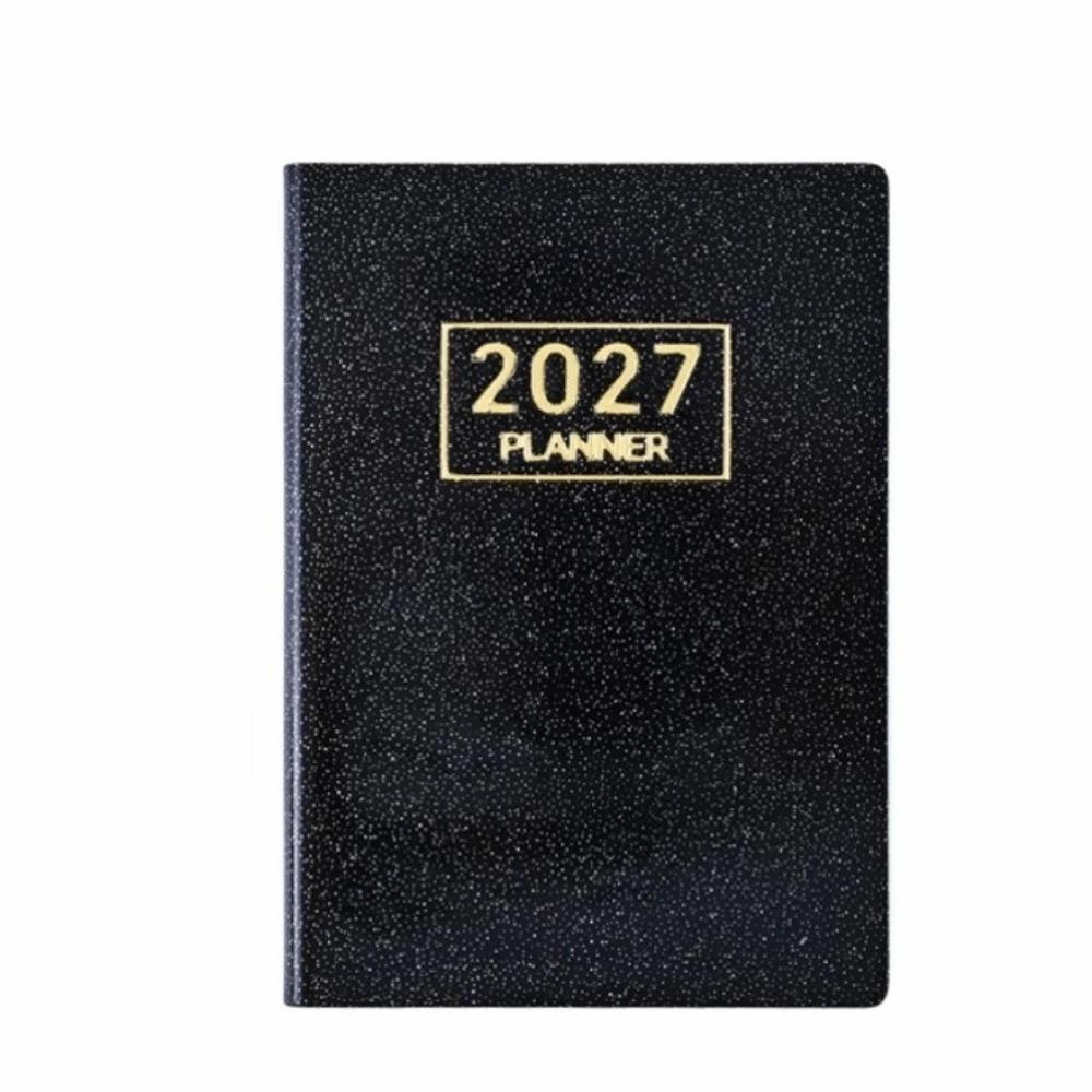 Lederhülle A7 Terminplaner Termin-Taschenplaner Mini 2027 Agenda Buch Studenten