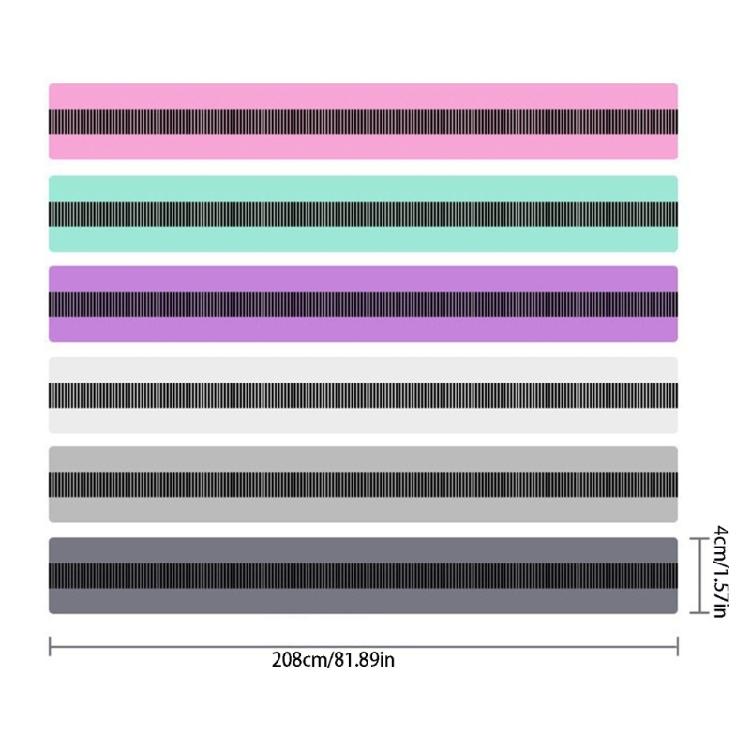 Multipurpose Elastic Glute Exercise Resistance Loop With Roll Resistant Fabric For Squats Lunges And Mobilities Training