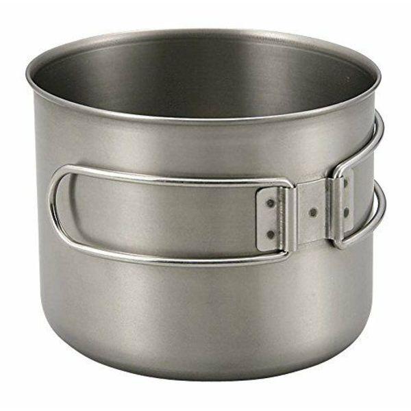 Buy CAPTAIN STAG M9078 Titanium Camping Pot with Lid 820ml Outdoor