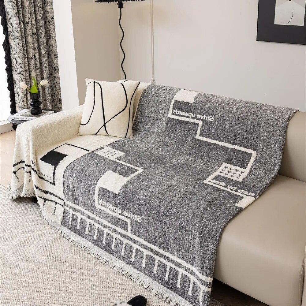 Sofa Cover Dreamland Couch Cover Fabric Sofa Towel for Double Sided Sofa Cover All Season Universal Sofa Cover Three-seat Sofa