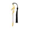 Swords Design Alloy Bookmarks With Decorative Tassels Martial Arts Inspired Metal Lightweight Book Marker