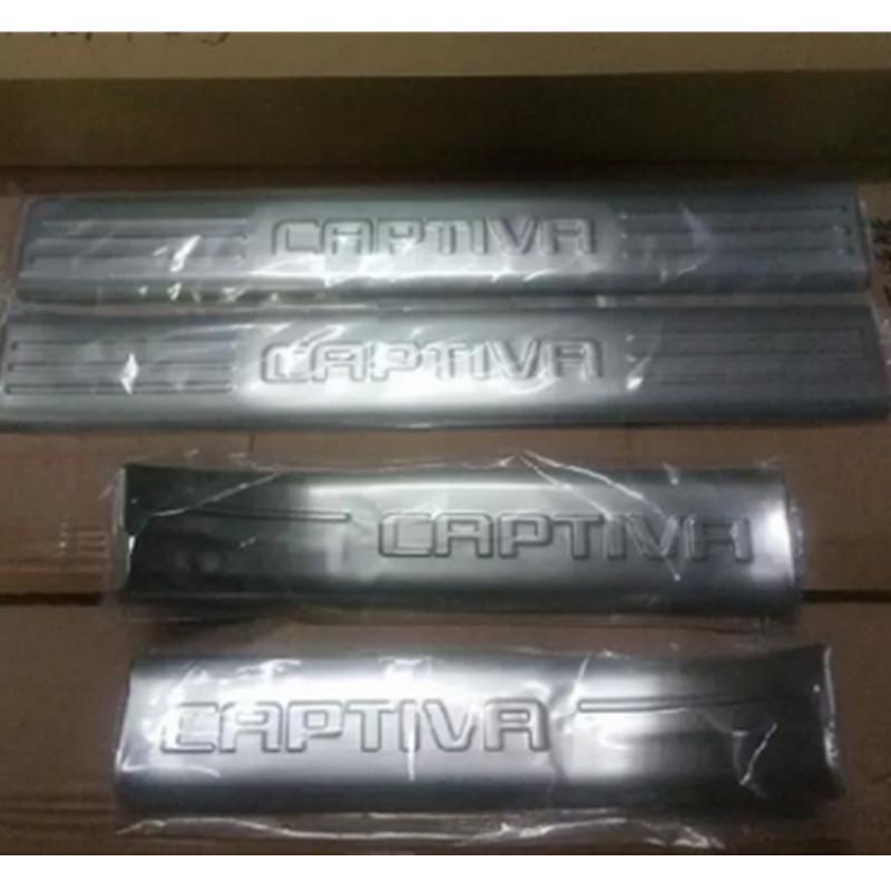 PŘÍSLUŠENSTVÍ VHODNÉ PRO Chevrolet CAPTIVA Prahové lišty prahových lišt Kick Step Entry Krycí lišta 2013 – 2017 Auto