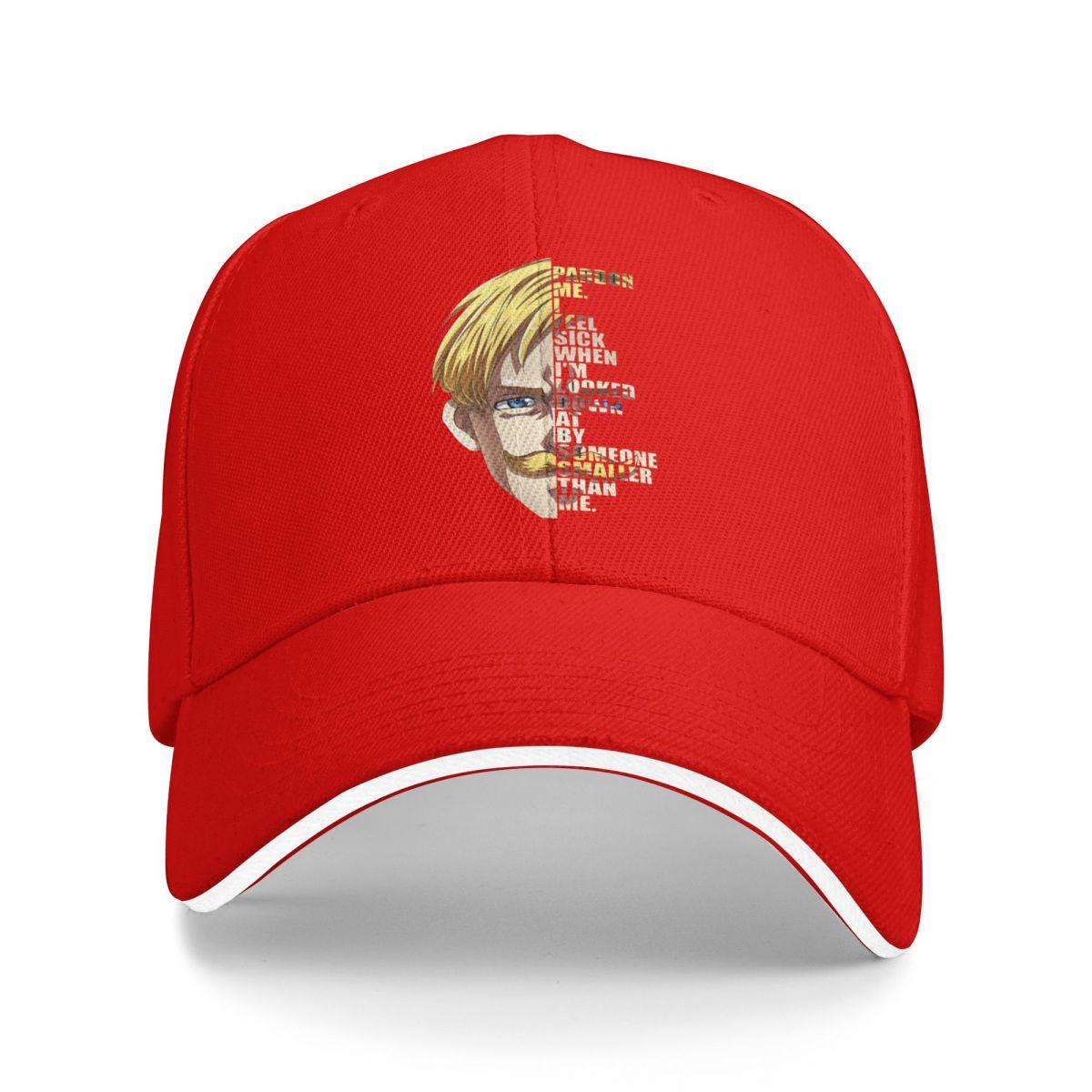 Baseball Caps Escanor Seven Deadly Sins Anime Graphic Unisex Outdoor Summer Caps One Size