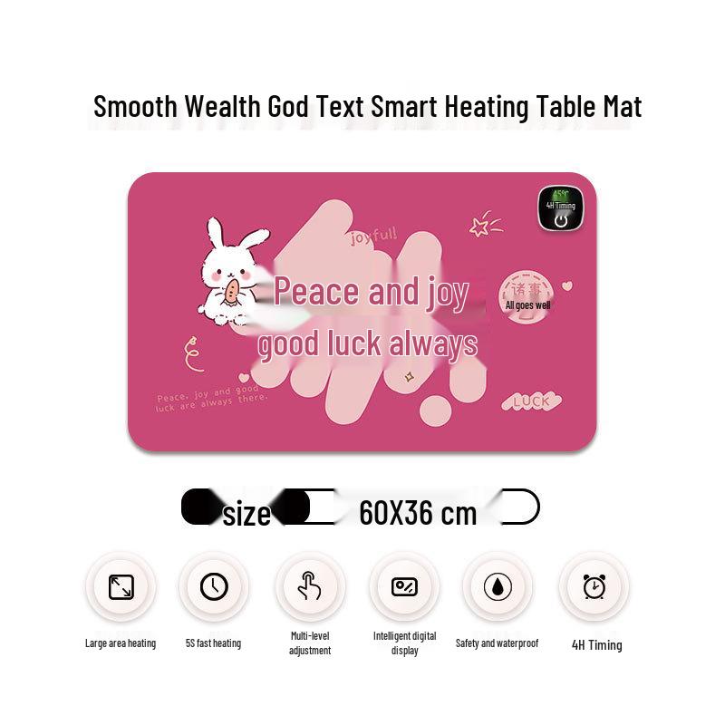 Ekstra Büyük Isıtmalı Mouse Pad & Masa Matı - Sıcak Ofis Masaüstü El Isıtıcısı