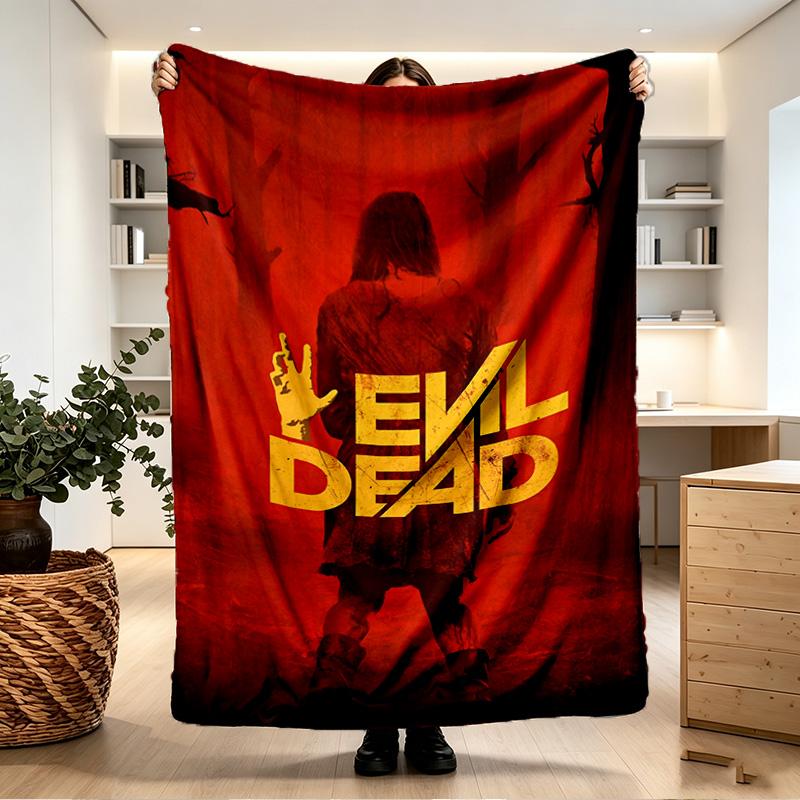 The Evil Dead Print Blanket - Soft & Comfortable, for Bedroom, Travel, Sofa, Home Decoration - Birthday Christmas Gift for Friend