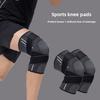 Double Strap Elastic Pressurized Knee Pads Breathable Knitted for Running Basketball Skipping Riding Sports Protection