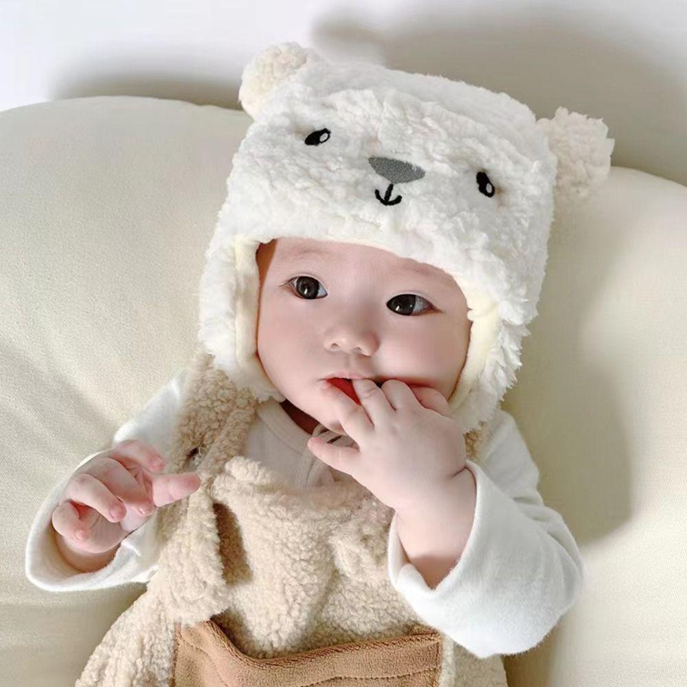 Weiche Neugeborenen-Mützen Warme Baby-Beanie Niedliche Baby-Bärenmützen Jungen Mädchen