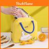 Bdb016 Cute Cartoon Duck Lunch Bag Oxford Cloth Insulated Lunch Box Storage Bag