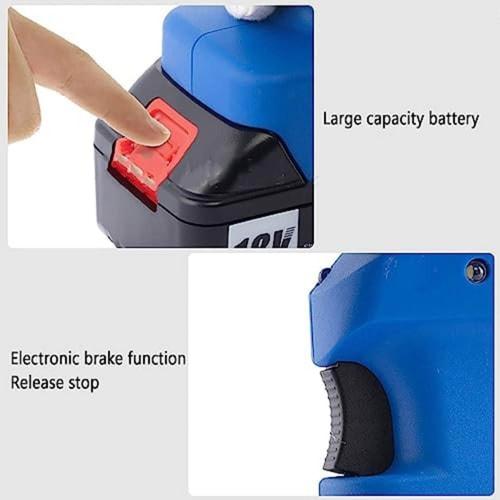 Battery-Powered Hydraulic Cable Cutter, 18V Electric Ratchet Cable Cutter, 120KN/160KN Electrical Wire Cutting Tool, Copper Cable Cutter for Cu/Al Cab