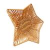 Functional Imitation Rattan Basket Desktop Star Shaped Storage Container for Home and Office Living Room Display Tray