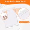 50 Pack 6x9 Envelopes Self Seal, White Catalog Mailing Envelopes 6 x 9 Manilla Envelopes for Mailing, Organize, Storage, Home, Office Business
