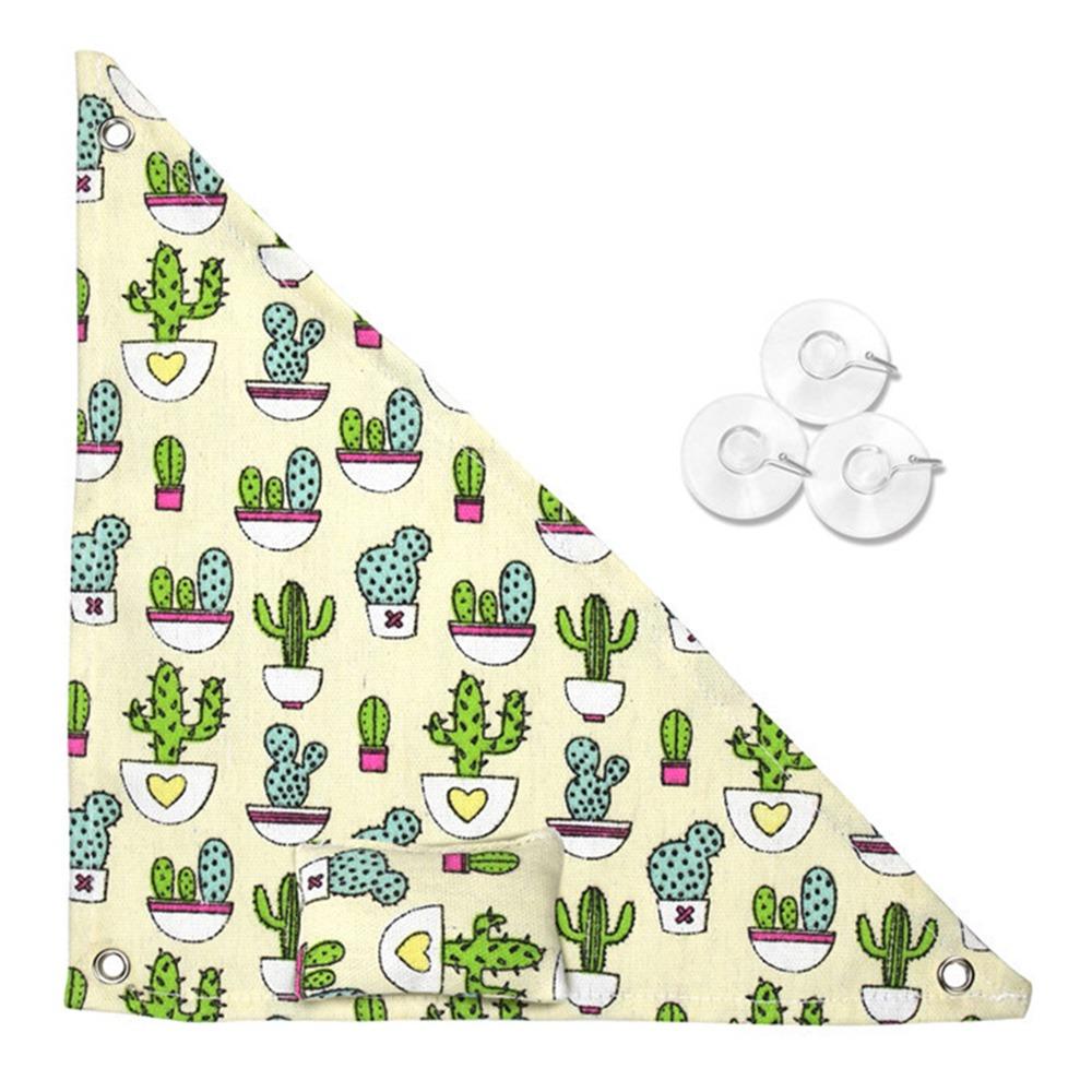 

Рисунок кактуса Спальный мешок для хомяка Подвесной гамак для маленького питомца Гамак для хомяка и ящерицы Клетка для питомца бежевый