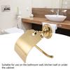 Exquisite Appearance Paper Roll Holder Golden Tissue Roll Holder  Bathroom Kitchen Washroom