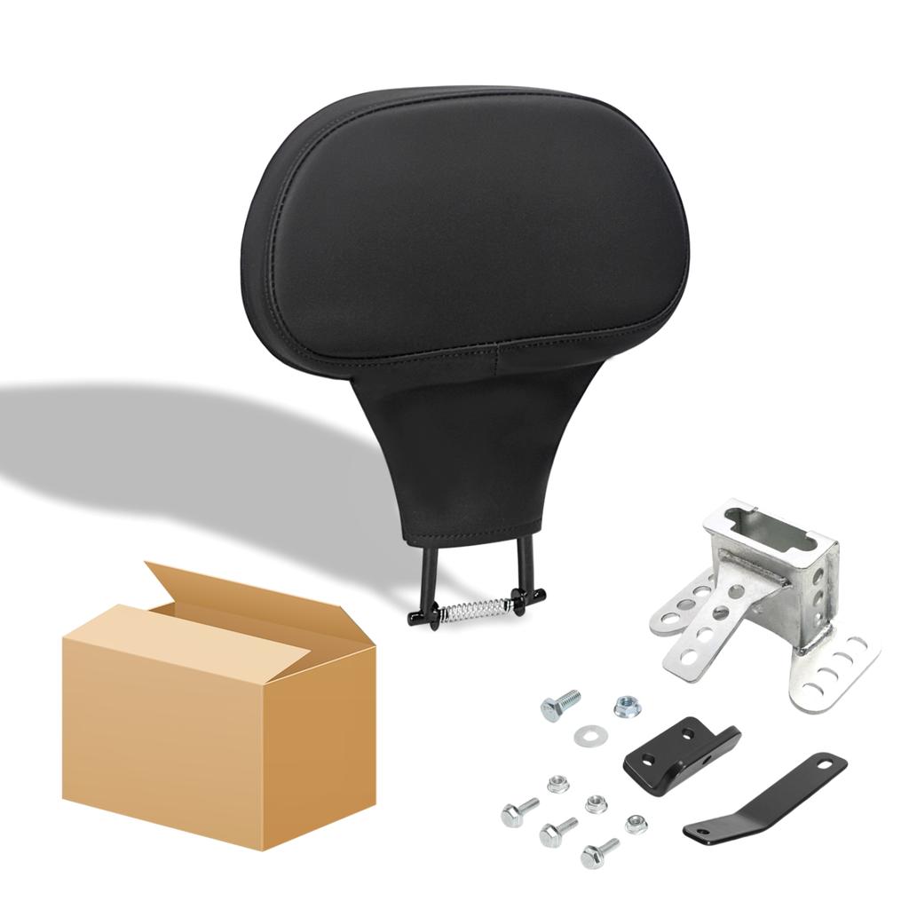 Motorcycles Front Driver Rider Seat Backrest Pad Adjustable For Harley Davidson Touring Road King Street Electra Glide 2009-2025