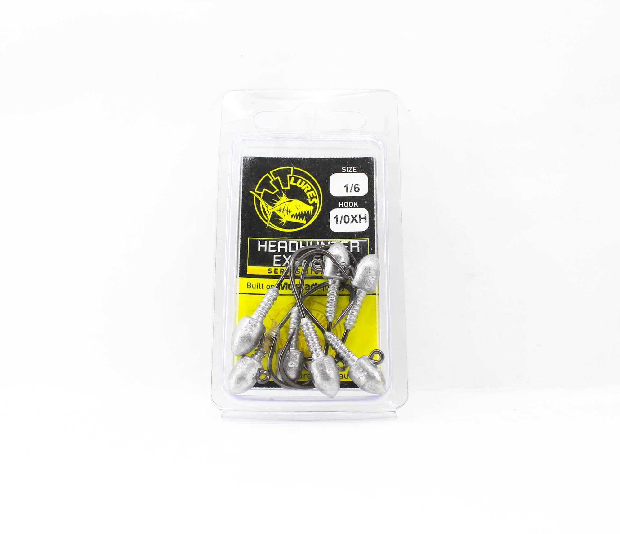 

Джиг-головка Tackle Tactics TT Head Hunter Extreme 1/6 унции 1/0 XH 7 шт./упаковка (1487)