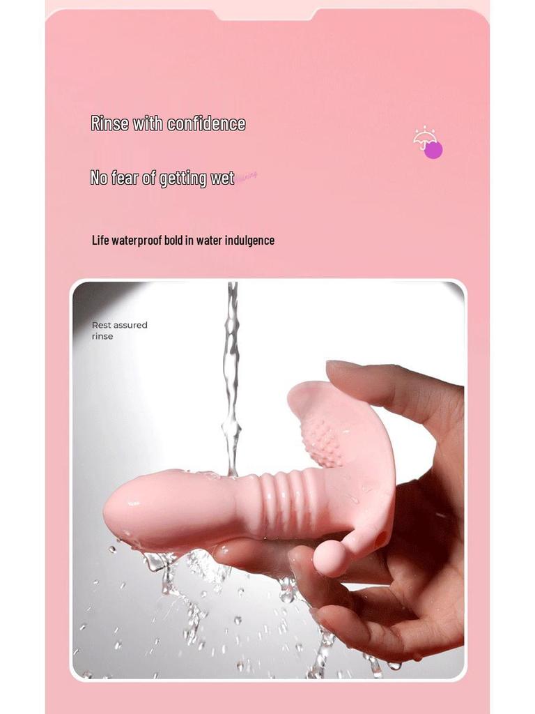 Vibrador Portátil Mariposa de Jade: Estimulador Telescópico Controlado por App de 10 Modos para Mujeres