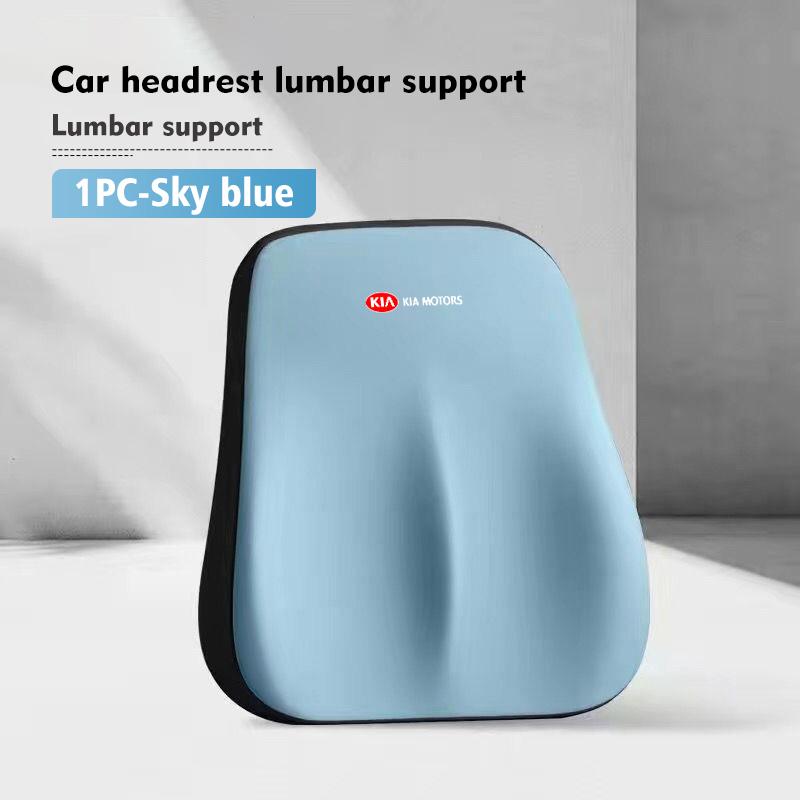 BBEI1 For KIA Car Seat Headrest Neck Pillow Memory Foam Cushion Protect Cover Accessories Cerato Soul Venga Forte Spectra Sedona Niro