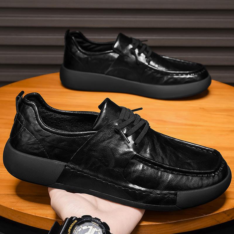 Dress Shoes for Man balck Luxury Patent Leather Men office workShoes Fashion High Quality Loafers Men Formal Shoes
