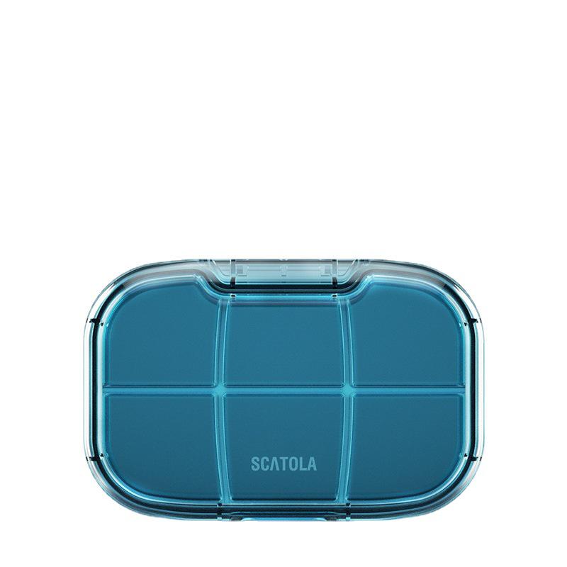 Organizator săptămânal portabil cu 21 de compartimente - Capacitate mare, Multi-compartiment sigilat pentru depozitarea și distribuirea medicamentelor