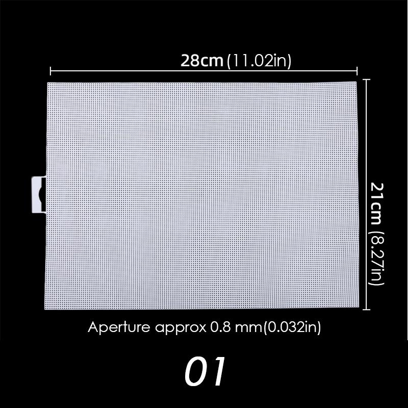 1 шт. 3D вышивка крестом ткань Ct пластиковая сетка кусок ручная основа ткань DIY шитье вышивка лист тканые поделки