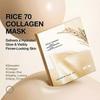 Overnight Rice 70 Glow Collagen Face Mask for Glass Skin, Hydrating Sheet To Minimise Pores and Improve Firmness and Elasticity