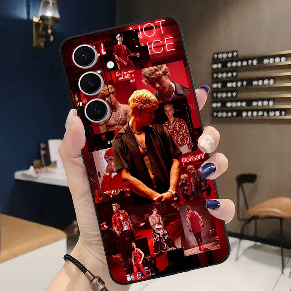 Singer Justin B-Bieber Phone Case For Samsung S 24 Fe 25 Ultra Plus 20 Lite 21 30 22 23 24 22 Ultra 5G Fundas