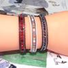 Bohemian Handmade Woven Crystal Beaded Friendship Bracelet for Women