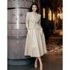 Women's Quiet Luxury Suit Jacket & A-Line Skirt Set