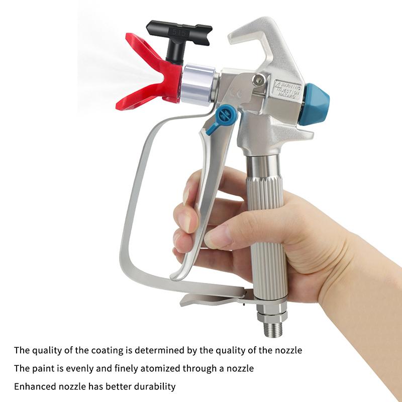 Airless Spray Nozzle Reversible Durable Tip Leak Free Easy to Clean for Home and Garden Outdoor Painting Projects