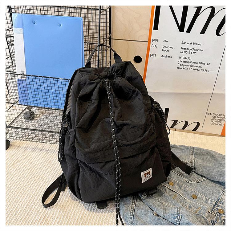 

Школьный рюкзак Женский Новый Рюкзак для отдыха на открытом воздухе Сумка для теннисной ракетки чёрный