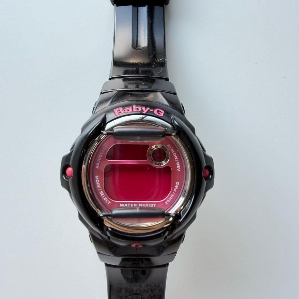 Used CASIO Baby-G BG-169R-1B Digital Watch Casio Waterproof Function