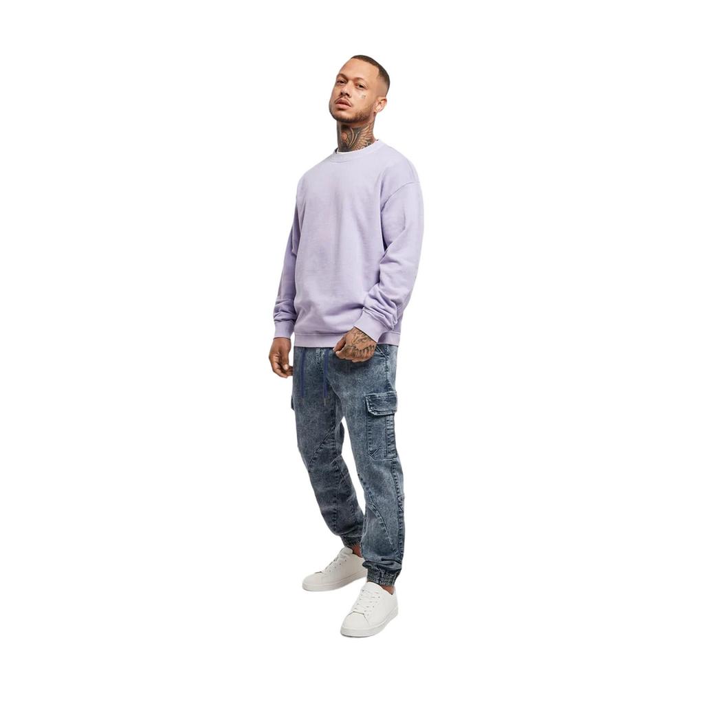 Urban Classics Mens Pigment Dyed Crew Neck Jumper
