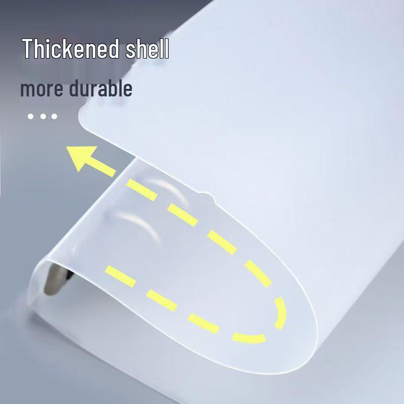 B5 Transparent Loose-Leaf Binder with Refill – Grid, Lined, and Blank Pages, Soft Cover