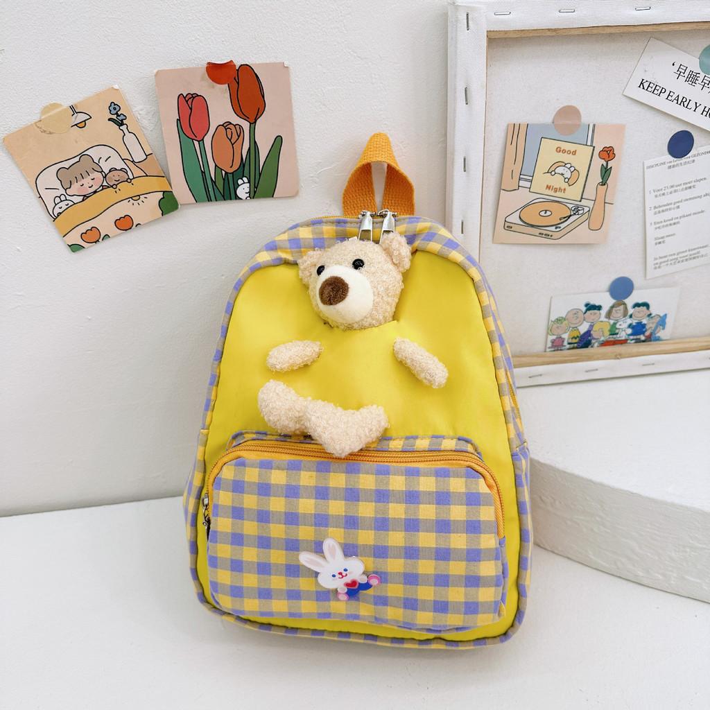 Cute Animal Pattern Childrens School Bag With Curved Straps For Comfort