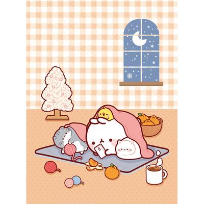 150-piece Jigsaw Puzzle - A Cozy Winter (includes Postcard), Popular Korean Puzzle